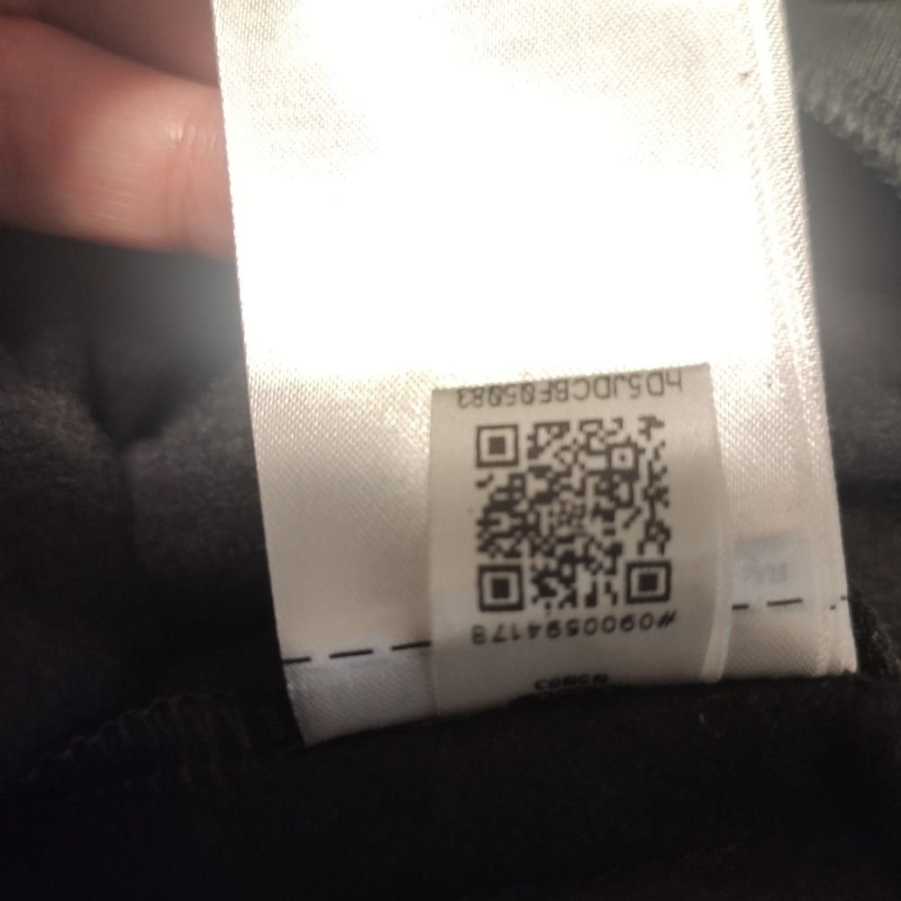 Adidas 3-Stripe 1/4 Zip Pullover Sweatshirt Black White JY6600 Size Medium - Picture 10 of 11